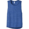 Custom BELLA+CANVAS Womens Flowy Scoop Muscle Tank. True Royl Marb