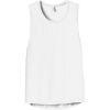 Custom BELLA+CANVAS Womens Flowy Scoop Muscle Tank. White
