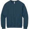 Custom Jerzees Rugged Unisex Crewneck Sweatshirt Washed Navy Blue