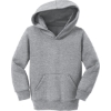 Custom Port & Co Toddler Core Fleece Pullover Hooded Sweatshirt. Athletic Heather Gray