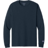 Custom Champion Heritage 5.2-Oz Jersey Long Sleeve Tee Navy Blue