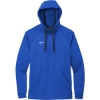 Custom Nike Therma-FIT Pullover Fleece Hoodie Team Royal Blue