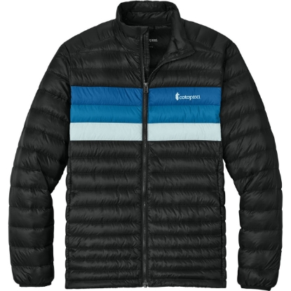 Custom Cotopaxi Fuego Down Jacket Black/Atlantic Blue