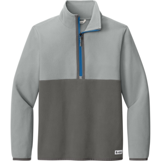 Custom Cotopaxi Amado 1/2-Zip Fleece Smoke Gray/Cinder Gray