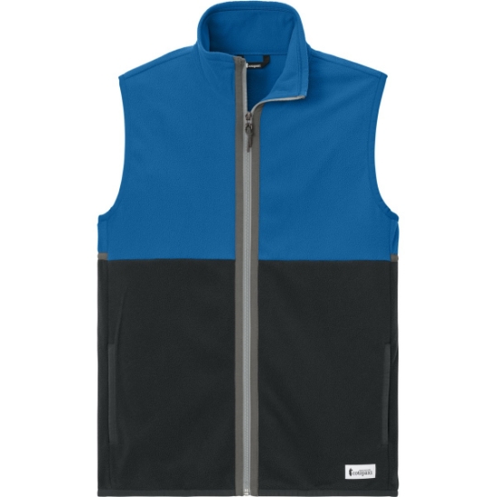 Custom Cotopaxi Amado Fleece Vest Atlantic Blue/Black