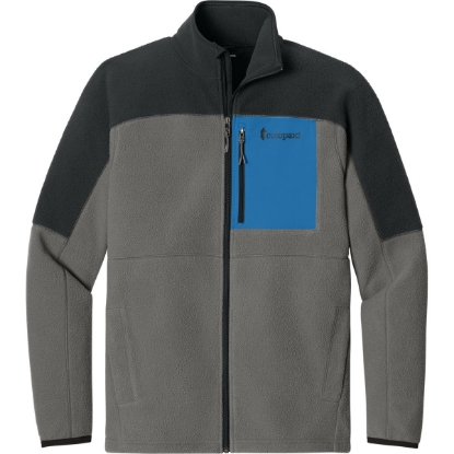 Custom Cotopaxi Abrazo Full-Zip Fleece Jacket Black/Cinder Gray/Blue
