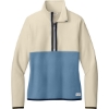 Custom Cotopaxi Womens Amado 1/2-Zip Fleece Cream Beige/Fjord Blue