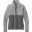 Custom Cotopaxi Womens Amado 1/2-Zip Fleece Smoke Gray/Cinder Gray