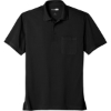 Custom CornerStone Industrial Snag-Proof Pique Pocket Polo. Black