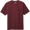 Custom CornerStone Workwear Pocket Tee Maroon