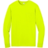 Custom CornerStone Workwear Pro Long Sleeve Pocket Tee Safety Yellow