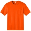 Custom CornerStone Workwear Pro Short Sleeve Pocket Tee Safety Orange