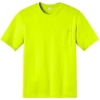 Custom CornerStone Workwear Pro Short Sleeve Pocket Tee Safety Yellow