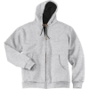 Custom CornerStone - Heavyweight Full-Zip Hooded Sweatshirt with Thermal Lining. Athletic Heather Gray