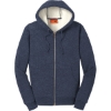 Custom CornerStone Heavyweight Sherpa-Lined Hooded Fleece Jacket. Navy Blue