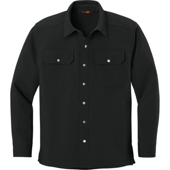 Custom CornerStone Soft Shell Shirt Jacket Black
