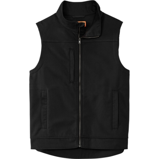 Custom CornerStone Duck Bonded Soft Shell Vest Black