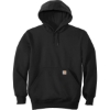 Custom Carhartt Rain Defender Paxton Heavyweight Hooded Sweatshirt. Black