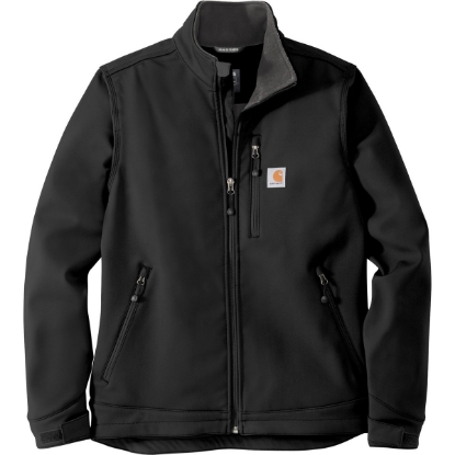 Custom Carhartt Crowley Soft Shell Jacket. Black