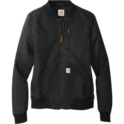 Custom Carhartt Womens Rugged Flex Crawford Jacket Black