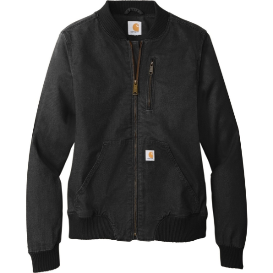 Custom Carhartt Womens Rugged Flex Crawford Jacket Black
