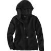 Custom Carhartt Womens Clarksburg Full-Zip Hoodie Black