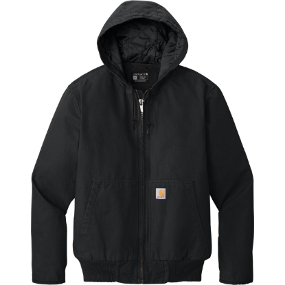 Custom Carhartt Washed Duck Active Jac. Black