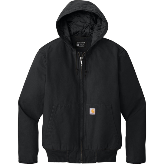 Custom Carhartt Washed Duck Active Jac. Black