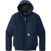 Custom Carhartt Washed Duck Active Jac. Navy Blue