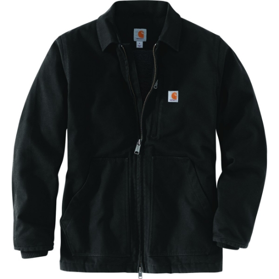 Custom Carhartt Sherpa-Lined Coat Black