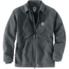 Custom Carhartt Sherpa-Lined Coat Gravel Gray