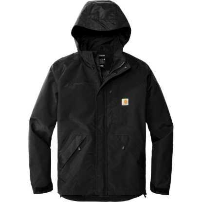 Custom Carhartt Storm Defender Shoreline Jacket Black