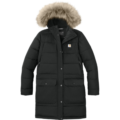 Custom Carhartt Womens Montana Insulated Hooded Coat Black