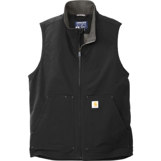 Custom Carhartt Super Dux Soft Shell Vest Black