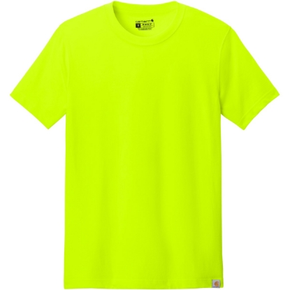Custom Carhartt Short Sleeve T-Shirt Brite Lime Green