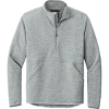 Custom Carhartt Textured 1/2-Zip Fleece Jacket HthrGrey