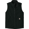 Custom Carhartt Textured Fleece Vest Black