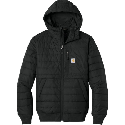 Custom Carhartt Gilliam Insulated Hooded Jacket Black
