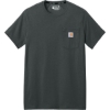 Custom Carhartt Force Short Sleeve Pocket T-Shirt Carbon Heather Gray
