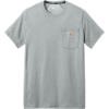 Custom Carhartt Force Short Sleeve Pocket T-Shirt HthrGrey