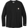 Custom Carhartt Force Long Sleeve Pocket T-Shirt Black