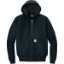 Custom Carhartt Quilted-Flanne-Lined Duck Active Jac. Dark Navy Blue