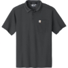 Custom Carhartt Force Snag-Resistant Pocket Polo ShadowGrey
