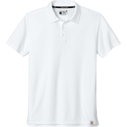 Custom Carhartt Force Sun Defender Polo White