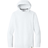 Custom Carhartt Force Sun Defender Long Sleeve Hooded T-Shirt White