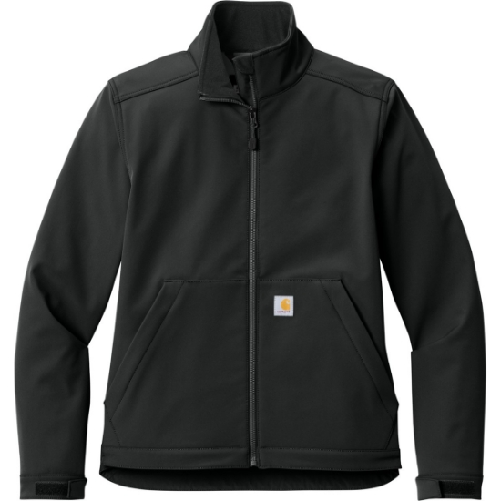 Custom Carhartt Womens Rain Defender Soft Shell Jacket Black