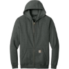 Custom Carhartt Midweight Hooded Zip-Front Sweatshirt. Carbon Heather Gray