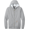 Custom Carhartt Midweight Hooded Zip-Front Sweatshirt. Heather Grey