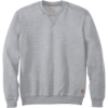 Custom Carhartt Midweight Crewneck Sweatshirt. Heather Grey