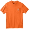 Custom Carhartt Workwear Pocket Short Sleeve T-Shirt. Brite Orange